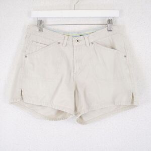 Arizona Jean Company Cream Short Shorts Size 9 Mid RIse‎ 32/4 Cotton